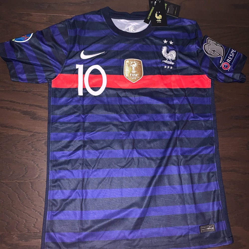2021 Kylian Mbappe France soccer jersey